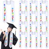 Seematn 12 Pcs Kindergarten Printed Graduation Stole Bulk Unisex Graduation