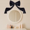 PartyDelight Big Bow Decor Giant Balck Sequin Bow 24x36 Inchs