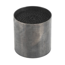 Motorcycle Exhaust Pipe Catalyst Stainless Steel Front Middle Exhaust Muffler Catalyst Universal for Motorbike 48x50mm/1.88x1.96in