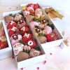 SLShePack 20PCS 12x4.8x2 Inches Chocolate Covered Strawberry Boxes,Cocoa Bombs,Donuts Muffins,Pastries,Bakery
