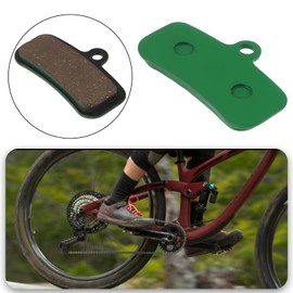 Be In Your Mind 1 Pair Bicycle Disc Brake Pads Cycling Ceramic Brake Pads Replacement Part Compatible with Shimano Compatible with Tektro Dorado 4P HD-E72, Green
