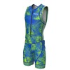 Wixen Men’s Triathlon Suit –Breathable & Padded Tri Suit for