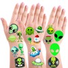 OriniPlay 300 Green Alien Theme Tattoos Temporary Stickers Suitable for