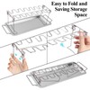 NEWCOMDIGI Chicken Leg Rack for Grill with Drip Tray, 14