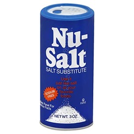 Nu Salt Substitute Salt Shaker, Sodium Free, Non GMO, 3 Ounce (Pack of 12)