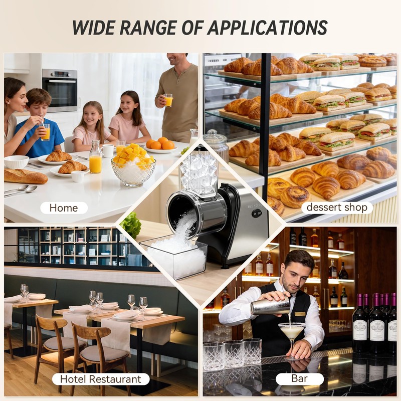 Snow Cone Machine & Shaved Ice Machine, Crushed Ice Maker