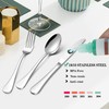 LIANYU 18/10 Stainless Steel Flatware Service for 12, 60-Piece Silverware
