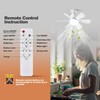 E27 socket ceiling fan light with Safety rope, energy-saving ceiling