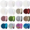 Artdone Artdone 16Jars Chrome Nail Powder Magic White Pearl Kit