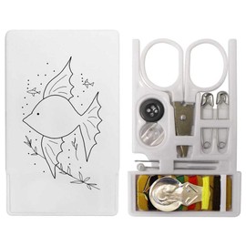 'Fish in Their Beautiful Habitat ' Mini Travel Sewing Kit (SE00030475)