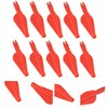 WOONEKY 8mm Plastic Arrow Tails 20 Pcs Integrated Tails Enhance