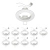 ledscom.de Circ Ceiling Mounting Frame Aluminium Mounting Frame White (LED/Halogen/MR16/50
