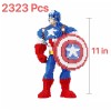 SL 2323 pcs Captain America Mini Building Blocks Set Intellectual