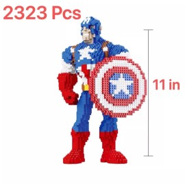 SL 2323 pcs Captain America Mini Building Blocks Set Intellectual Challenging Game