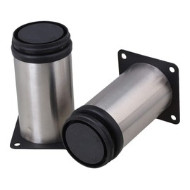 RDEXP Stainless Steel Adjustable Furniture Cabinet Legs Set of 4