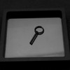 Men's Earrings, Black, Single Ear, Popular Accessory, Stainless Steel, Ring,