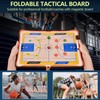 flintronic Basketball Tactical Board, Basketball Tactical Board, Foldable Trainer Folder,