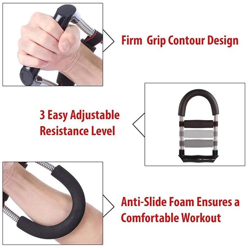 AIMALL Adjustable Wrist Strengthener, 10.43 x 5.31 x 1.1 Inches,
