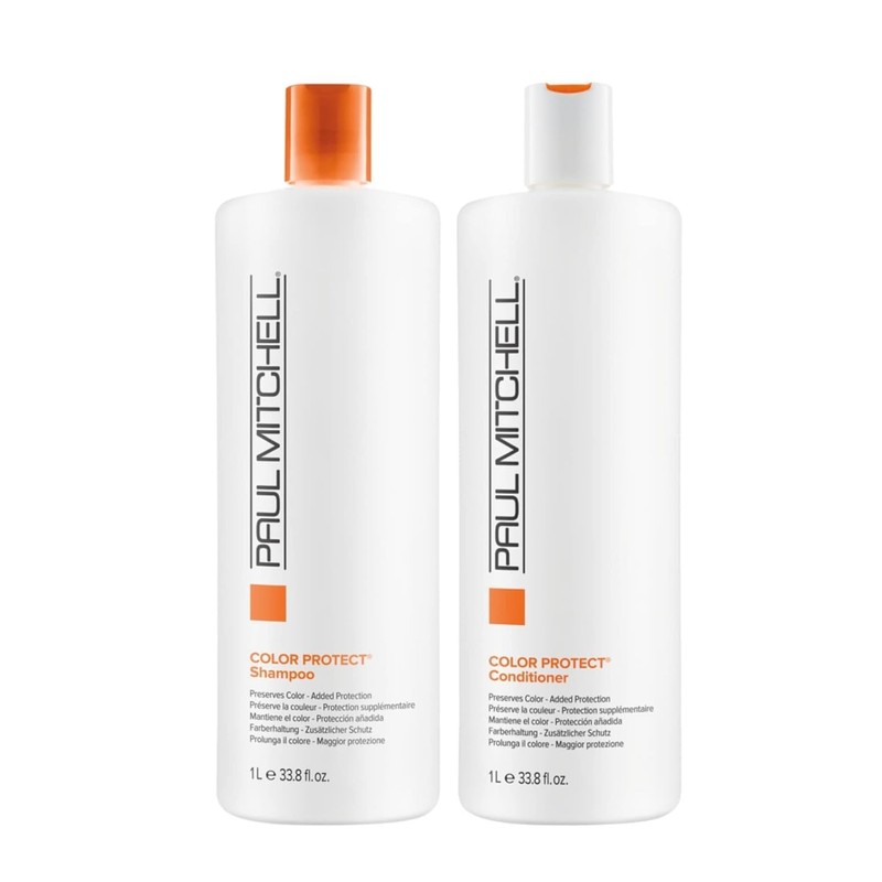 Paul Mitchell Color Protect Shampoo and Conditioner, Adds Protection, For