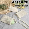 Yuomeaz 3 Pack Foaming Mesh Bag for Soap, Soap Saver