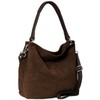 CASPAR TL580 Quality Suede Shoulder Grab Handbag