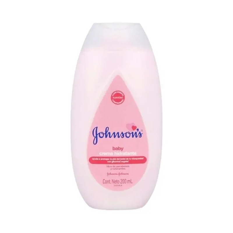 Crema Corporal para bebé Johnson's Original 200 ml