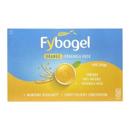 Fybogel Fybogel Orange 3 Pack - Natural Laxative for Gentle Constipation Relief, 90 Total Sachets, Effective Digestive Aid, Easy-to-Use Fiber Supplement, Promotes Regularity