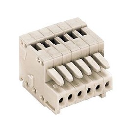 WAGO 733-103 20AWG; Pitch SPACING:2.5MM; NO. of Positions:3POSITIONS; Wire Size AWG MIN:28AWG; Wire Size AWG MAX:20AWG; Conductor Area CSA:0.5MM²; Connection Method:CLAMP; Rated Current:6A; Rated