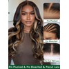 KLAIYI Ombre Highlight Blonde Loose Body Wave Bye Bye Knots