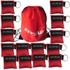 Elysaid 100 Pcs/pack CPR Barrier Keychain with Cpr Face Shield