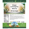 Ginger Lemongrass White Tea (25 tea bags, ZIN: 535251)