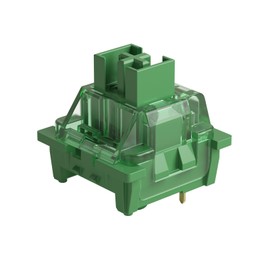 Akko V3 Matcha Green Pro - Interruptor de teclado con vástago a prueba de polvo para teclado mecánico de juegos, interruptores lineales de fuerza de accionamiento de 50 gf (45 piezas)