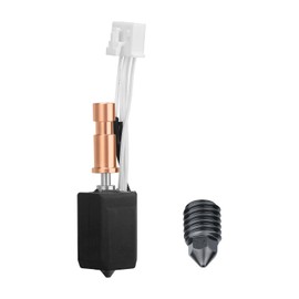 Kobra S1 Hotend S1 Combo Hot End 2pcs Kobra S1 Assembled Extruder Hotend Kits,with Brass Nozzle Thermistor Heater Cartridge Heatbreak and Heat 0.2+0.4