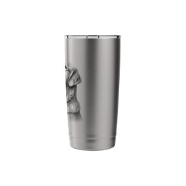 Golden Retriever Raising Paw Design For Men And Women Stainless Steel Insulated Tumbler