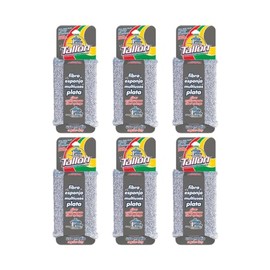 TALLÓN Fibra Esponja Multiusos para Cocina Paquete de 6 Piezas