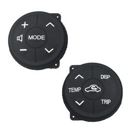 Krovat Prius 30 Late Stage Steering Switch Replacement Rubber Left and Right Set Handle Button Toyota Aqua ZVW30 Aftermarket Compatible