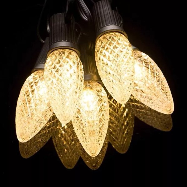 Holiday Time 25 Pack Dimmable Warm White C9 LED Replacement