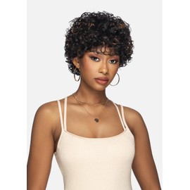 Vivica A. Fox SOL, HUMAN HAIR, Pure Comfort Cap Wig, Color FS1B/30
