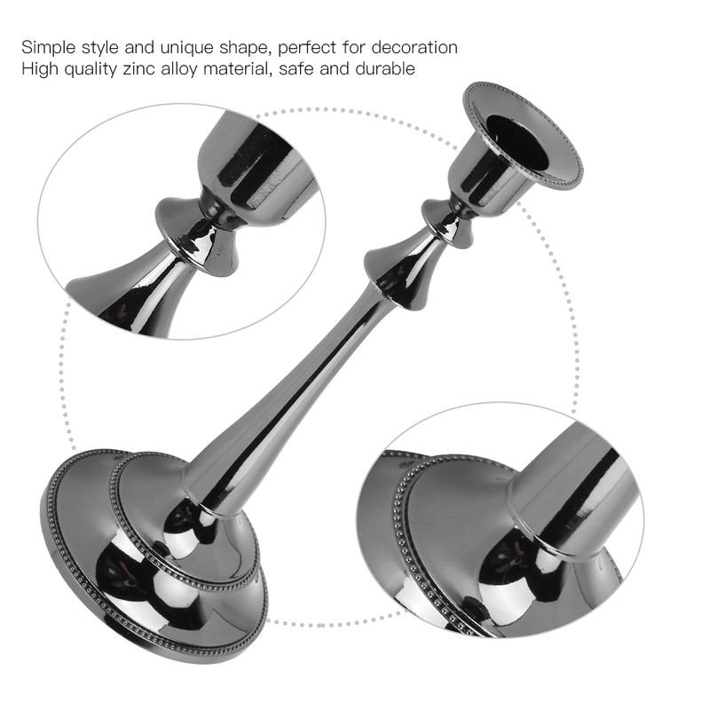 2Pcs Innovative European Style Single Head Candlestick Candle Holder Home