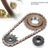 Sprocket Chain Set, 22T Tooth Rear Freewheel + 38 Links