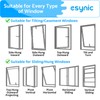 eSynic 8PCS Window Restrictor UPVC Locks for Baby Security Window