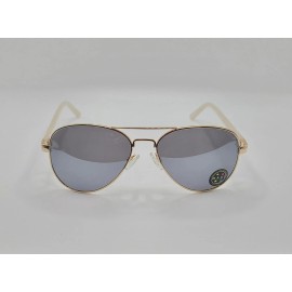 Maui and Sons Gold Frame Black Lens Sunglasses  59-16-135 -NEW