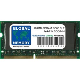 128MB PC66 66MHz 144-PIN LOW PROFILE SDRAM SODIMM MEMORY RAM FOR DELL LATITUDE CPi-A SERIES LAPTOPS/NOTEBOOKS