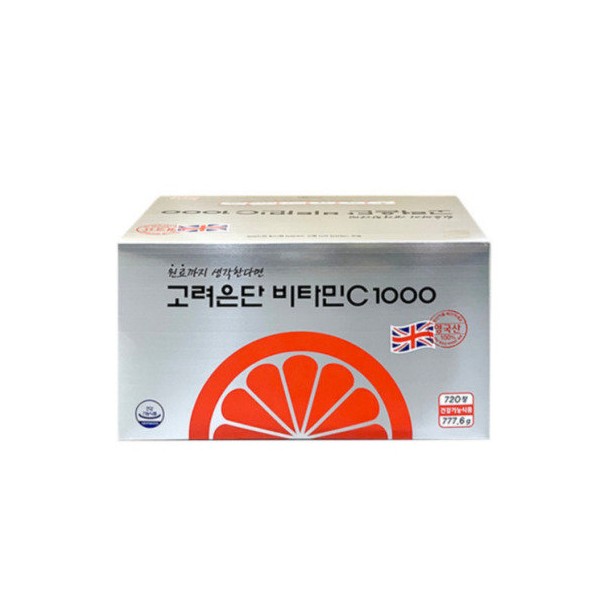 Korea Eundan Vitamin C 1000 1080mg x 720 tablets / 고려은단 비타민C 1000 1080mg x 720정