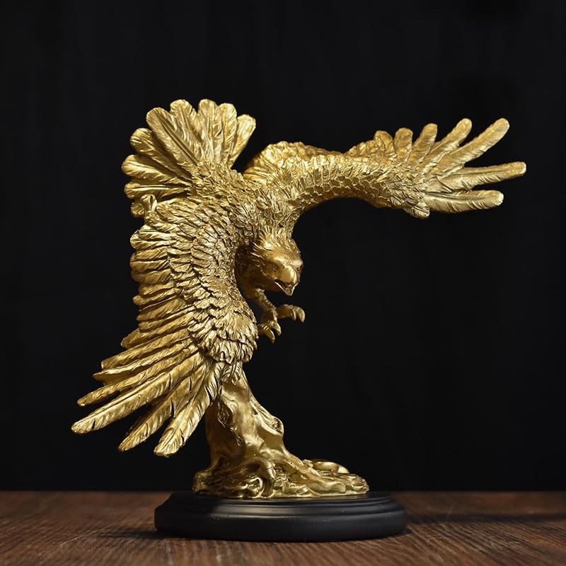 Hosoncovy Eagle Figurine Ornament Resin Eagle Sculpture Eagle Statue Eagle
