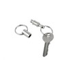Upstore 3PCS Silver Portable Detachable Metal Steel Pull-Apart Key Rings