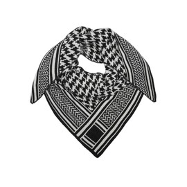 Zwillingsherz Triangular Scarf Stole Scarf with Cashmere and Wool for Women Girls Boys Children – High-Quality Cashmere Neckerchief in Houndstooth Pattern Motif – Women's Scarf for Summer Autumn