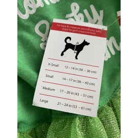 SimplyDog SIMPLY DOG  ST. PATRICKS DAY DRESS "MOMMY'S LUCKY CHARM" Puppy/Dog MEDIUM