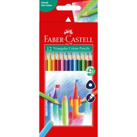 Faber-Castell Tri Colour Pencils, Pack of 12, (16-115853)