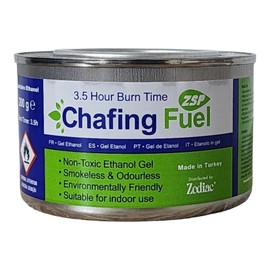 ZODIAC Ethanol Chafing Fuel 3.5 Hour Burning Time 1pk